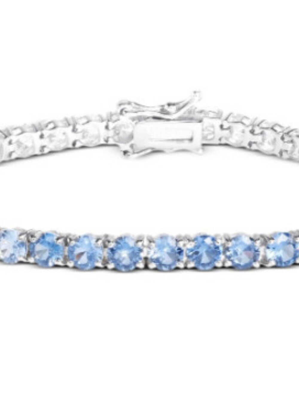 Giani Bernini Blue Ombre Cubic Zirconia Tennis Bracelet in Sterling Silver, Crea